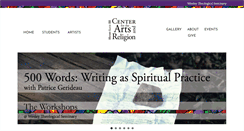 Desktop Screenshot of luceartsandreligion.org